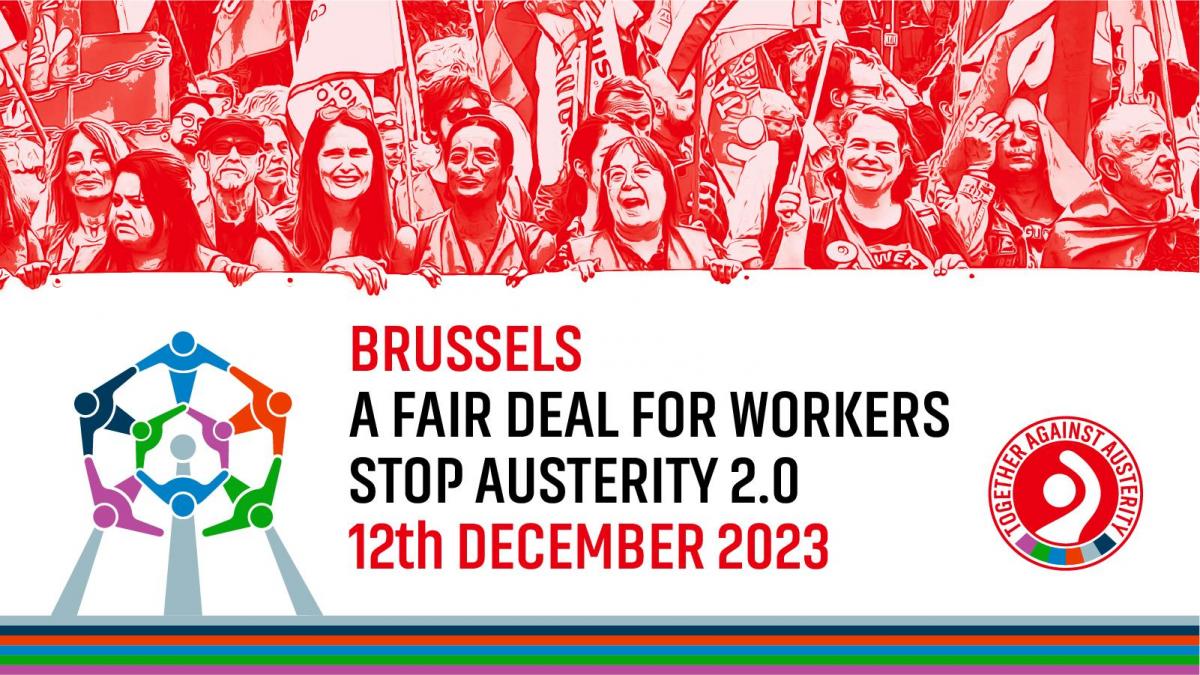 Manifestacin en Bruselas 12/12/2023