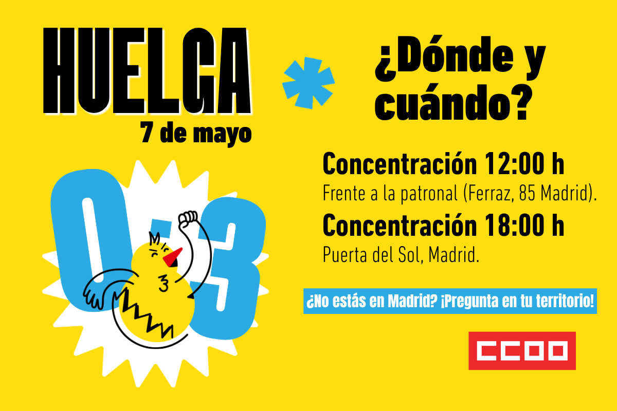 El próximo 7 de mayo nos movilizamos por el 0-3