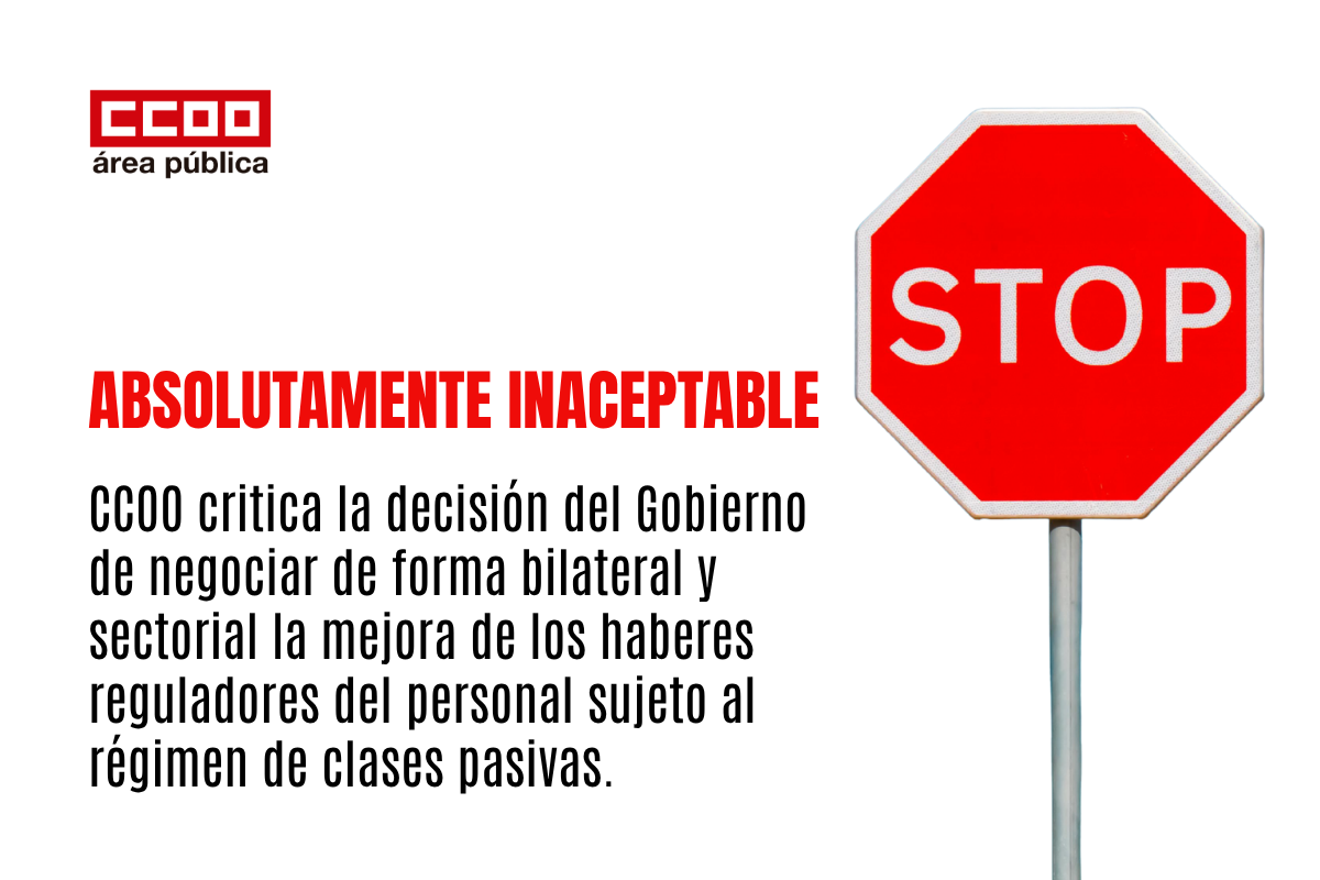 El Gobierno no puede defender un Acuerdo marco y, al mismo tiempo, vaciar de contenido los ámbitos de negociación