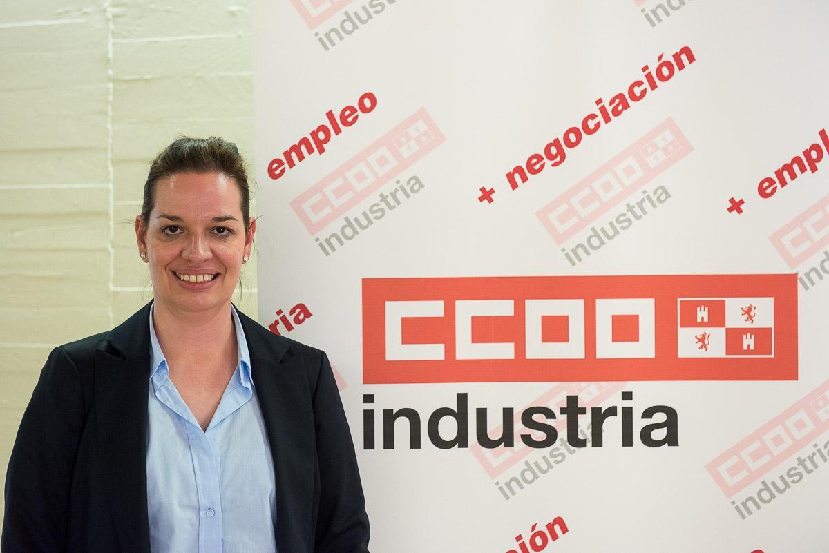 Elena Esteban Frutos, responsable de Salud Laboral ,Mujer e Igualdad de la Federacin de CCOO de Industria de Castilla y Len.