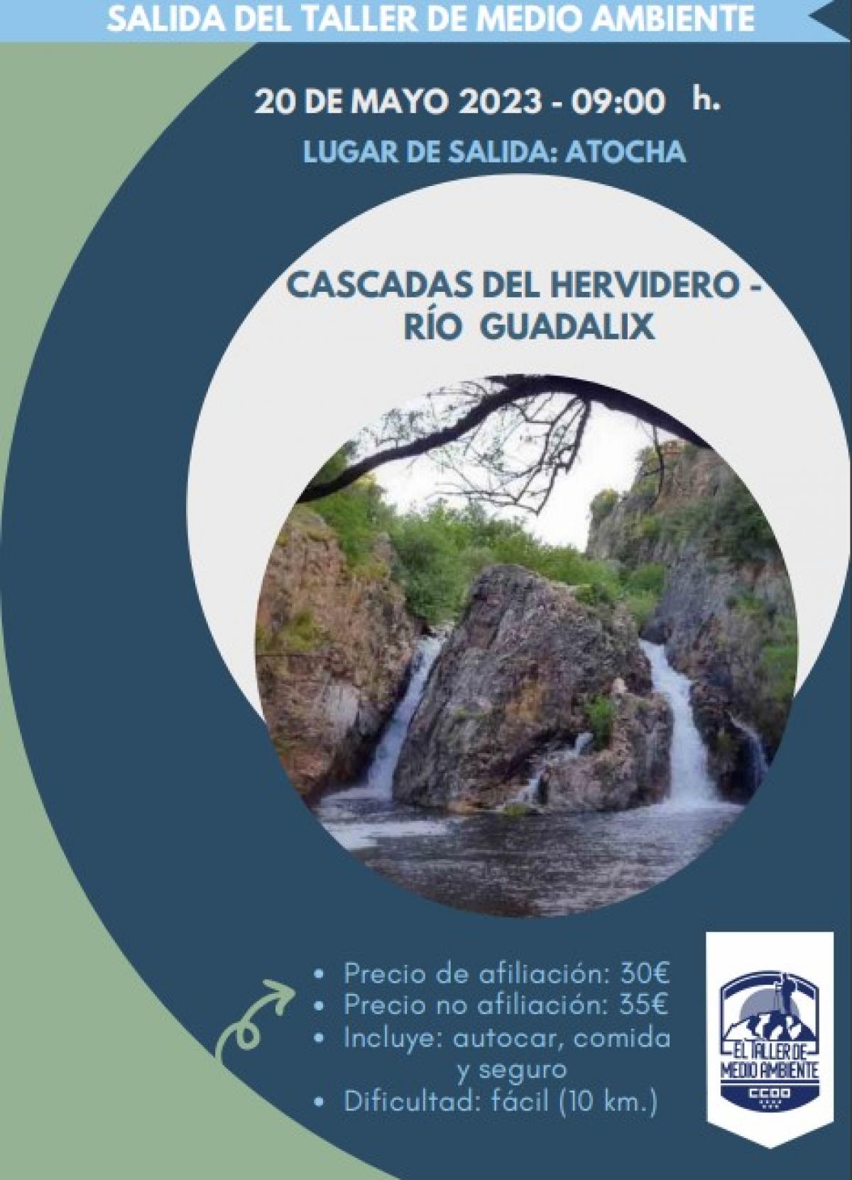 Excursin del taller de Medio Ambiente a las Cascadas del Hervidero