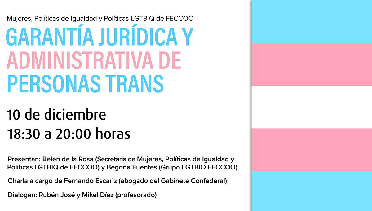 Charla: Garantía Jurídica y Administrativa de Personas Trans