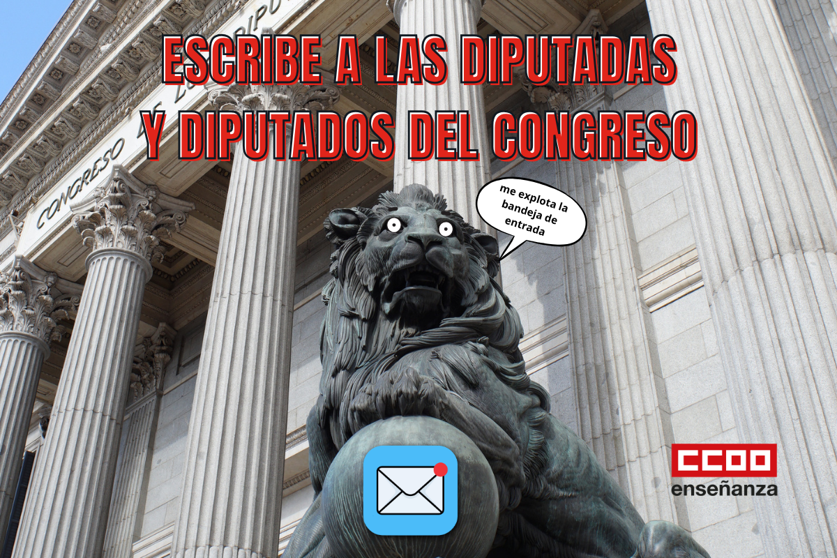Ya disponible el enlace para escribir a las diputadas y los diputados del Congreso: salariodecente.ccoo.es/carta/
