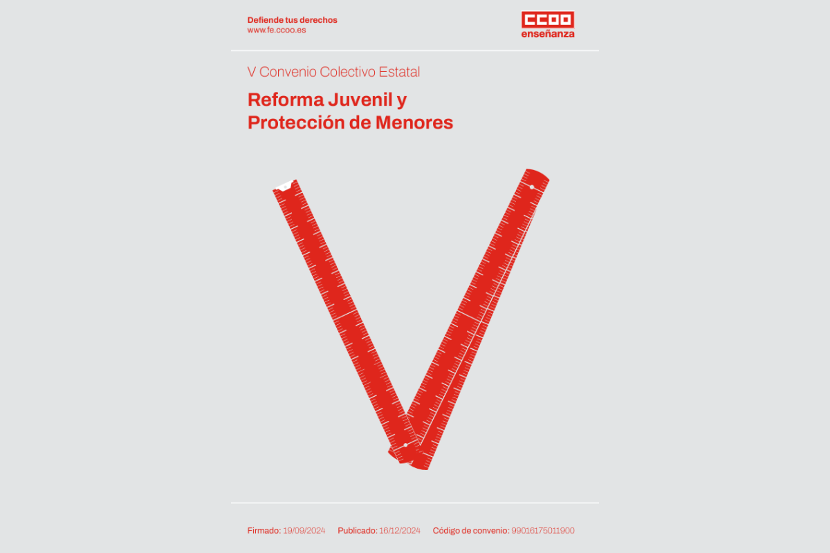 V Convenio colectivo estatal de reforma juvenil y protección de menores