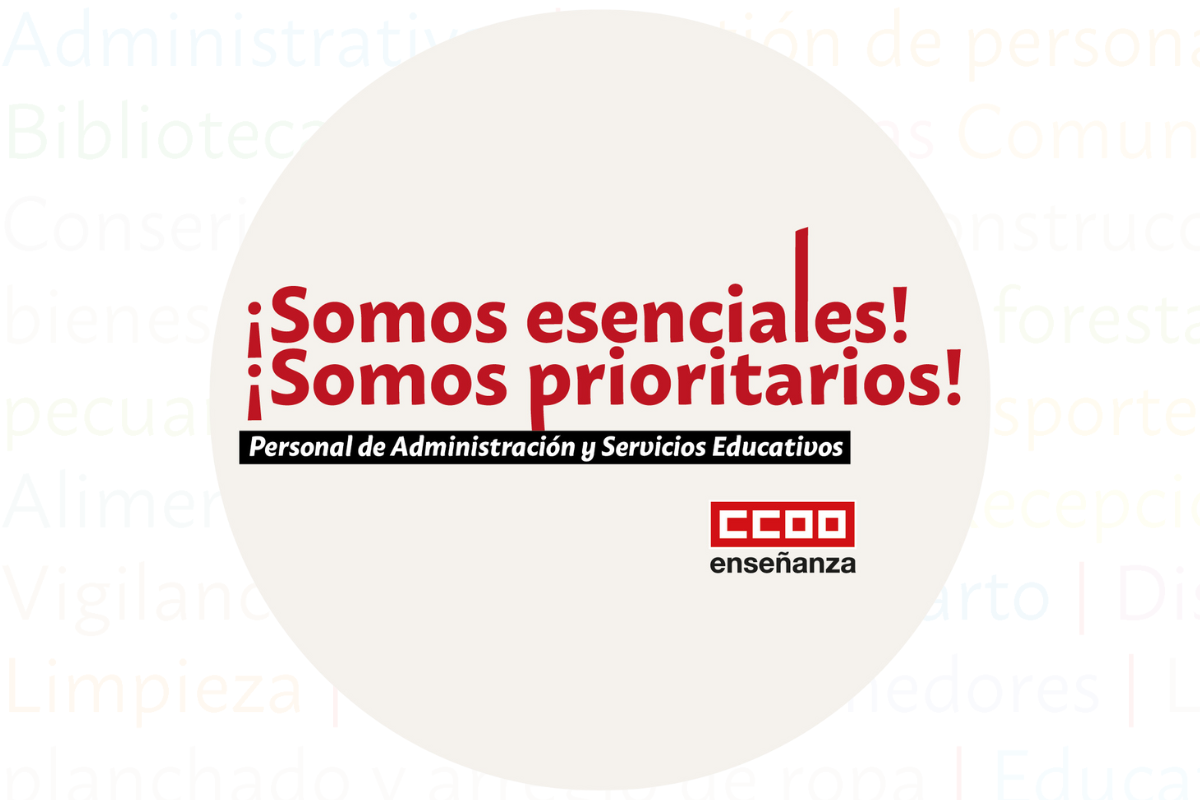 Somos esenciales! Somos prioritarios!