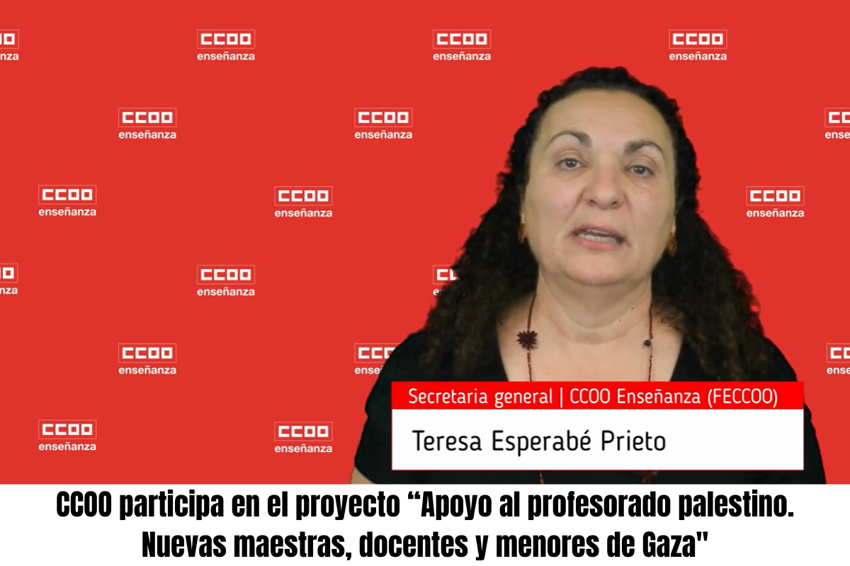 Mensaje de Teresa Esperab, secretaria general de FECCOO