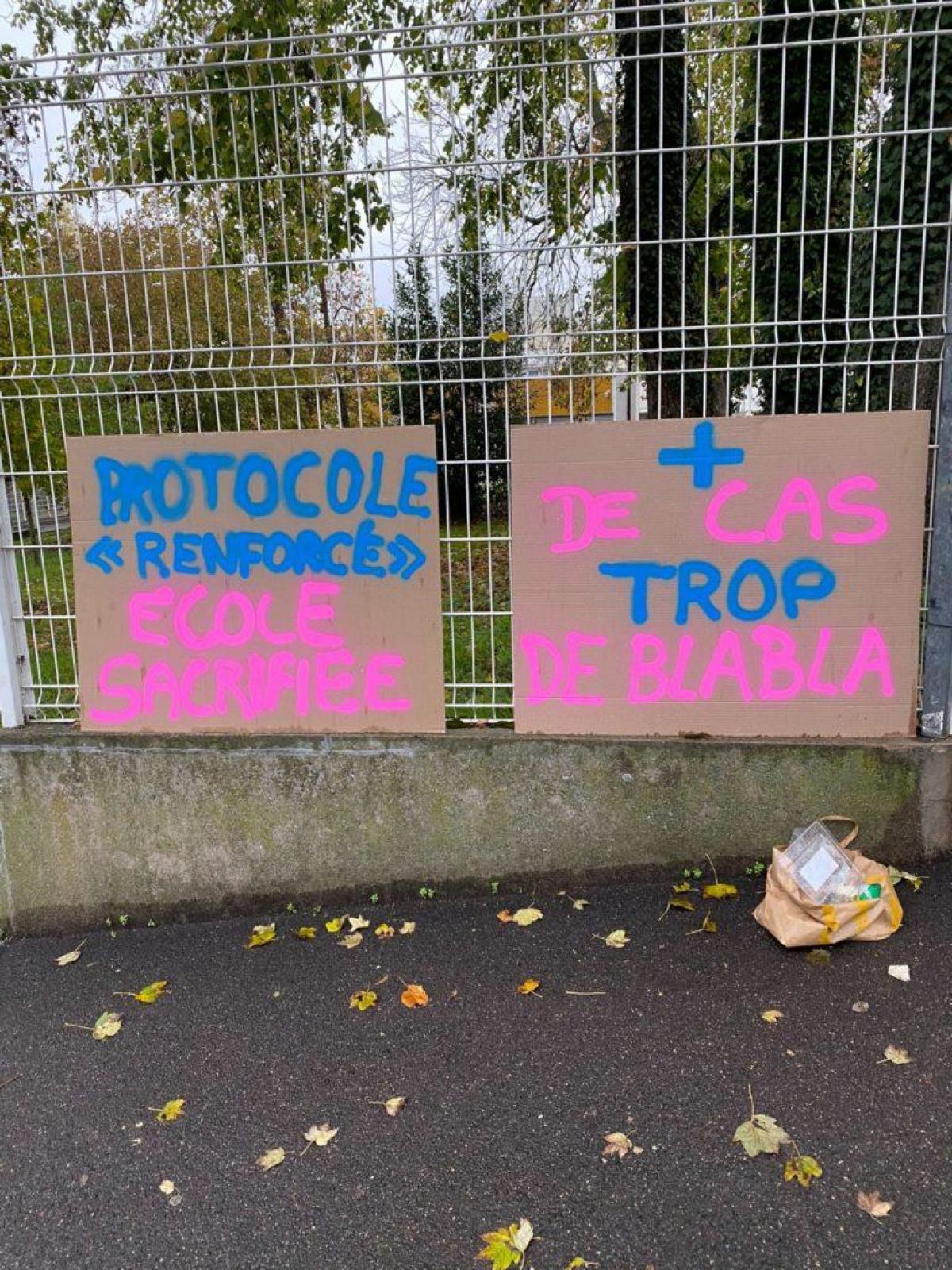 Imagen de la huelga del 13 de enero en Francia (@ETUCE)