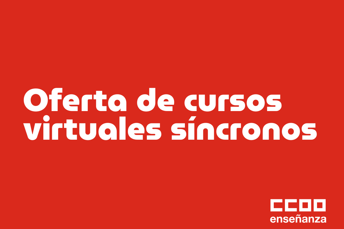 Oferta de cursos virtuales síncronos
