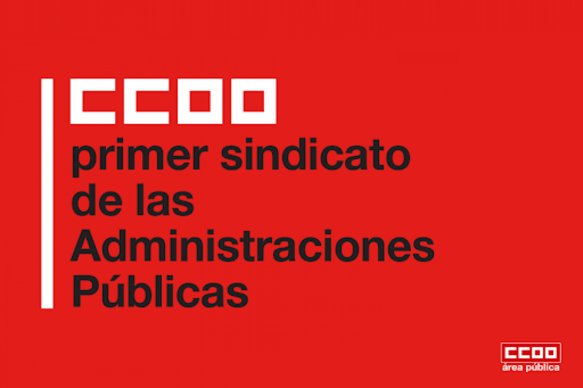 CCOO es el primer sindicato en la Función Pública.