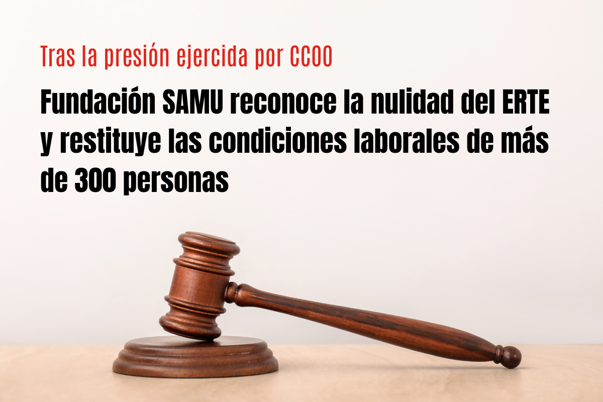 CCOO celebra que esta victoria repercuta directamente sobre las personas trabajadoras, garantizando que los compromisos alcanzados en la Audiencia Nacional se ejecuten segn lo previsto